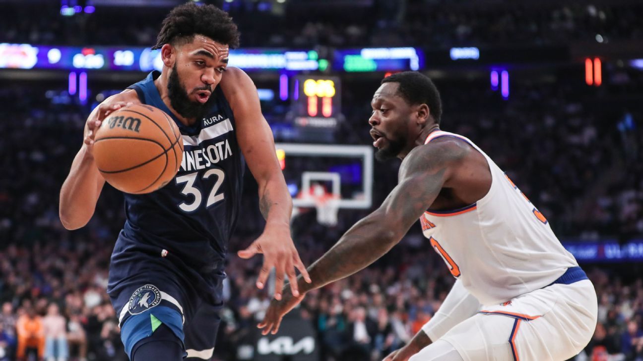 Fontes: Knicks enviarão Randle e DiVincenzo para Timberwolves for Towns
 #ÚltimasNotícias