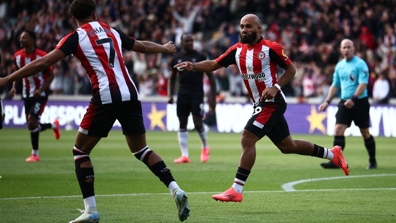 Brentford net 1st-min goal in third straight game