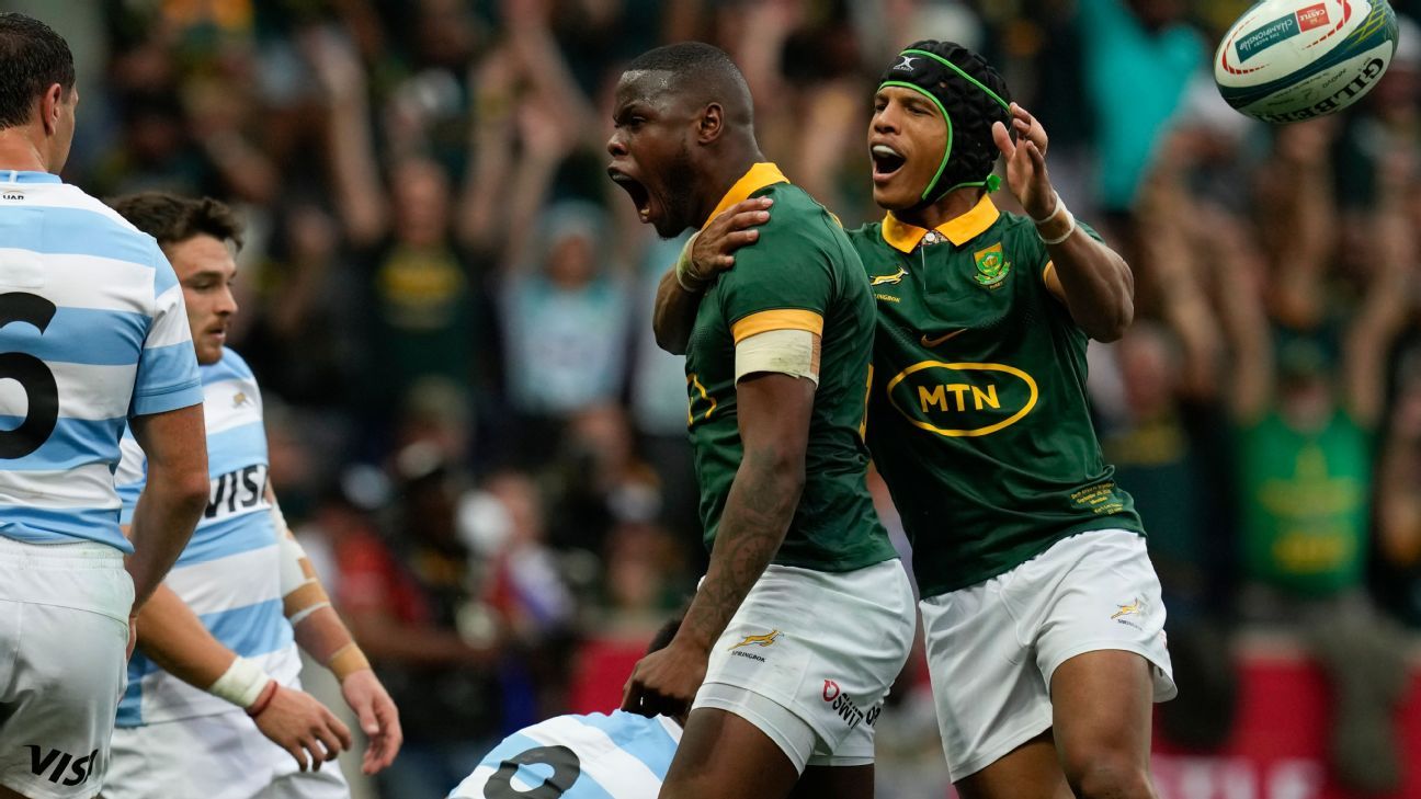 Así quedó la tabla histórica del Rugby Championship ESPN