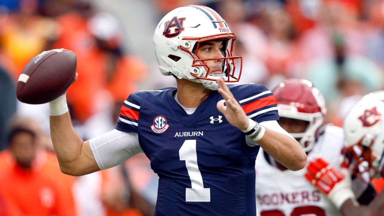 College football 2024 Week 14 schedule Auburn vs. Alabama ESPN