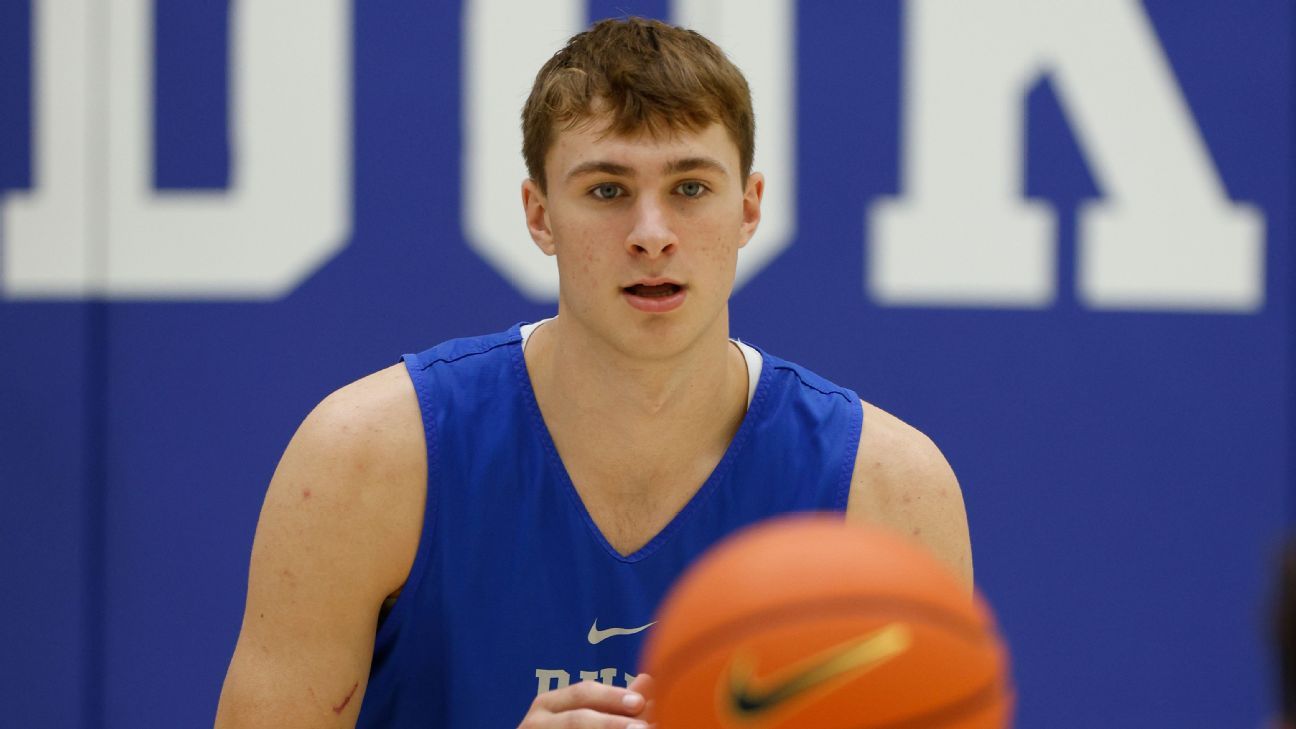 Duke’s Cooper Flagg ‘not running’ from expectations, says coach