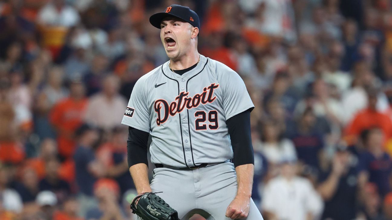 Tarik Skubal leads the Tigers past the Astros in the AL wild card opener