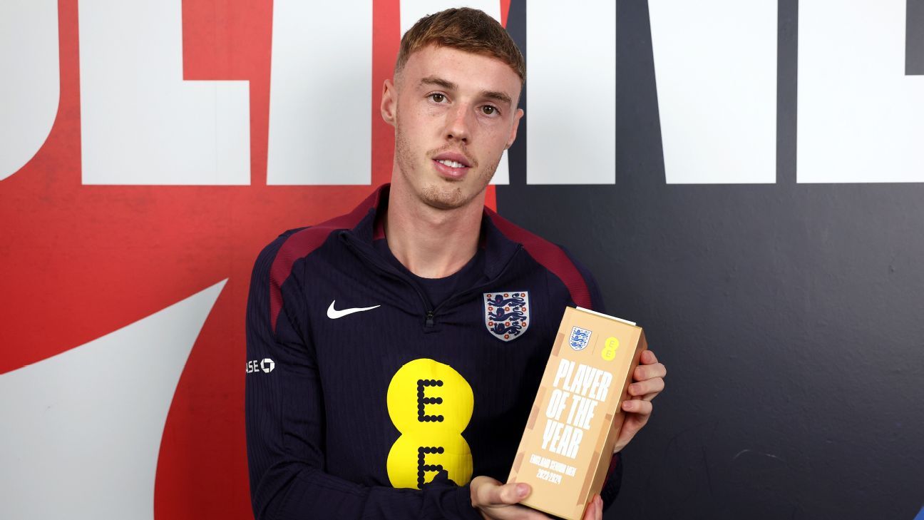 Palmer named England Men’s Player of the Year