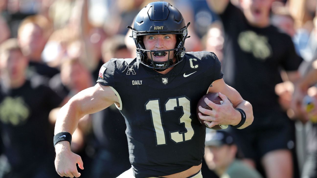 Army star QB Bryson Daily misses game against Air Force