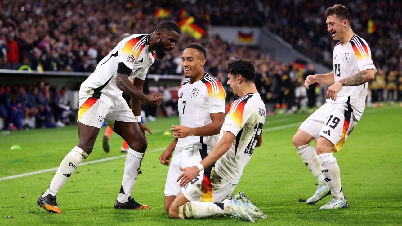 Leweling puts Germany in the quarterfinals of the Nations League