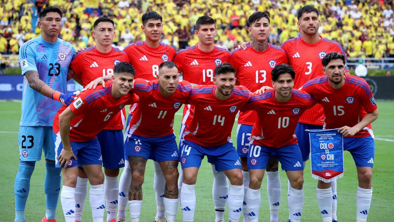 The 1×1 of the jugadores de Chile and the Rota frente a Colombia