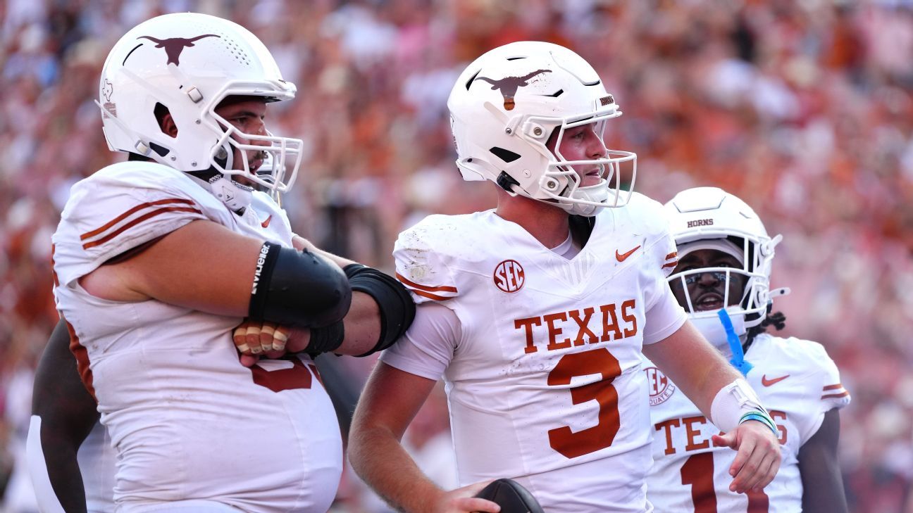 Texas poised to end streak as betting favorite ESPN