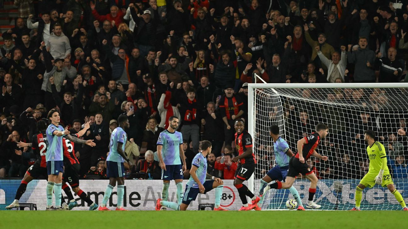 Declan Rice criticizes Arsenal’s ‘naivety’ after defeat to Bournemouth