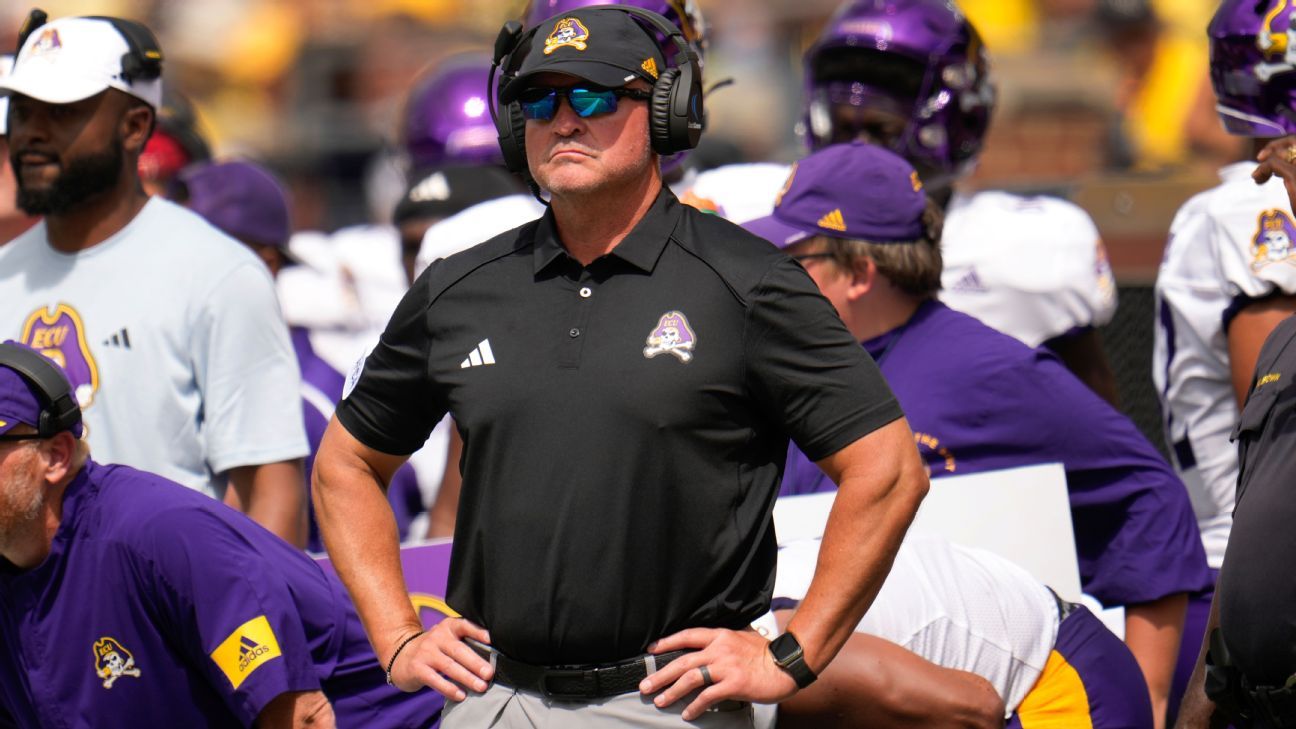 East Carolina fires coach Houston amid 3-4 start