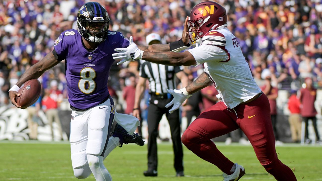 Why Ravens quarterback Lamar Jackson is the best NFL player with a 22-1 record against the NFC