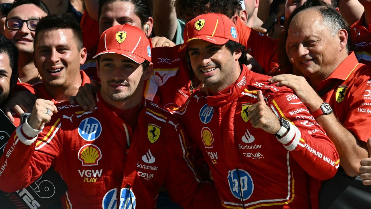 U.S. GP Charles Leclerc says Ferrari can win constructors' title ESPN