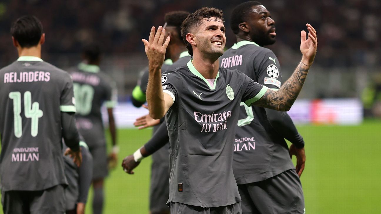 Christian Pulisic scores “Olimpico” goal for AC Milan in the UCL