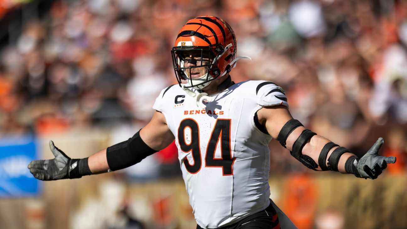 Longtime Bengals DE Hubbard retiring at age 29