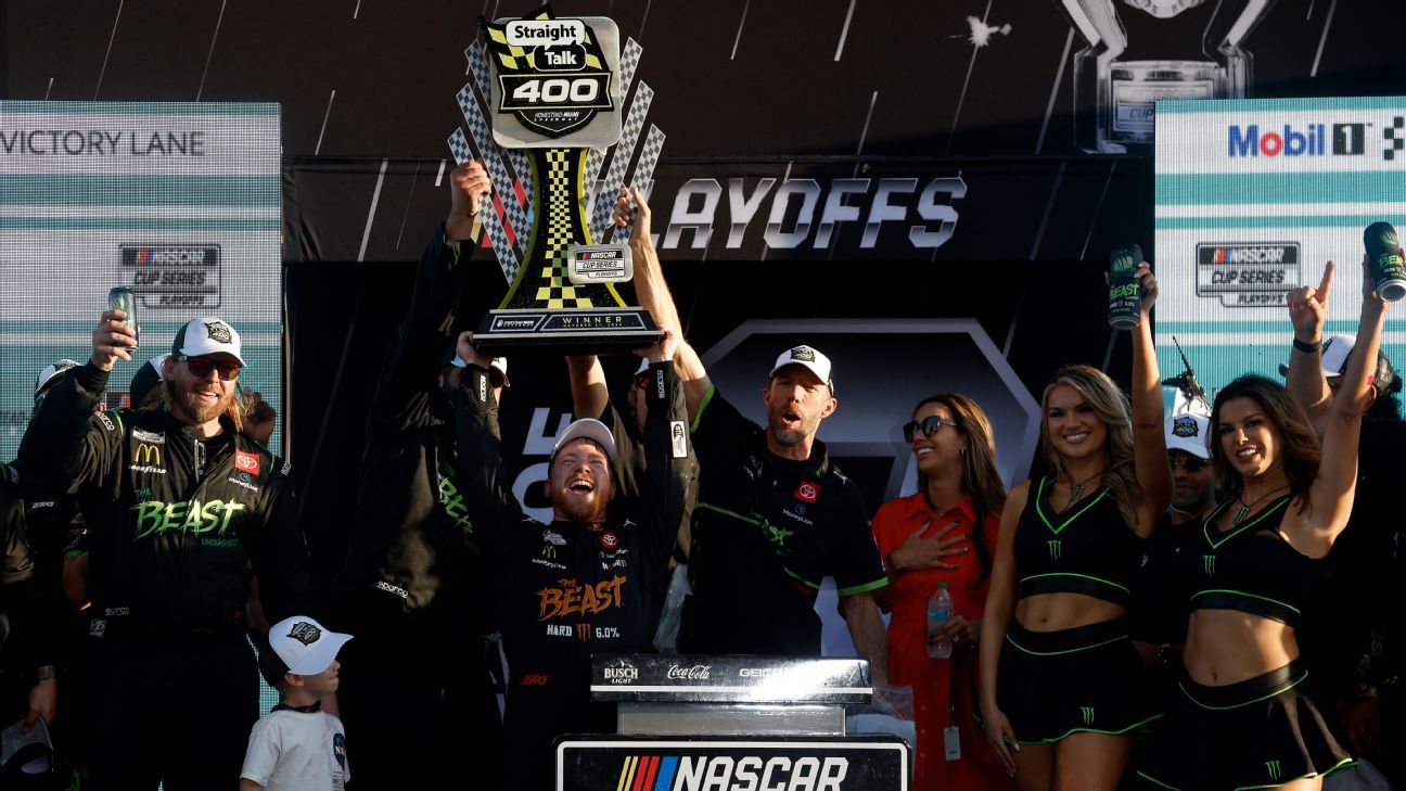 Reddick wins, giving MJ shot at NASCAR crown