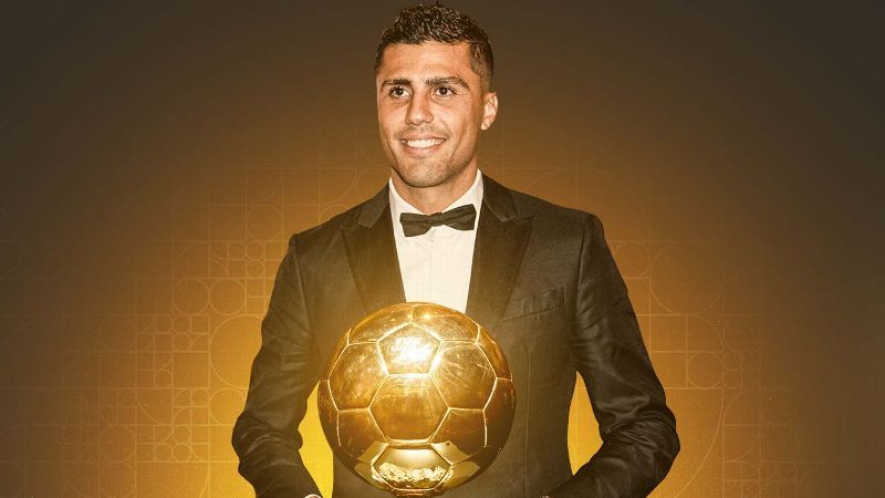 Rodri le gana el Balón de Oro 2024 by Vinicius and Bellingham