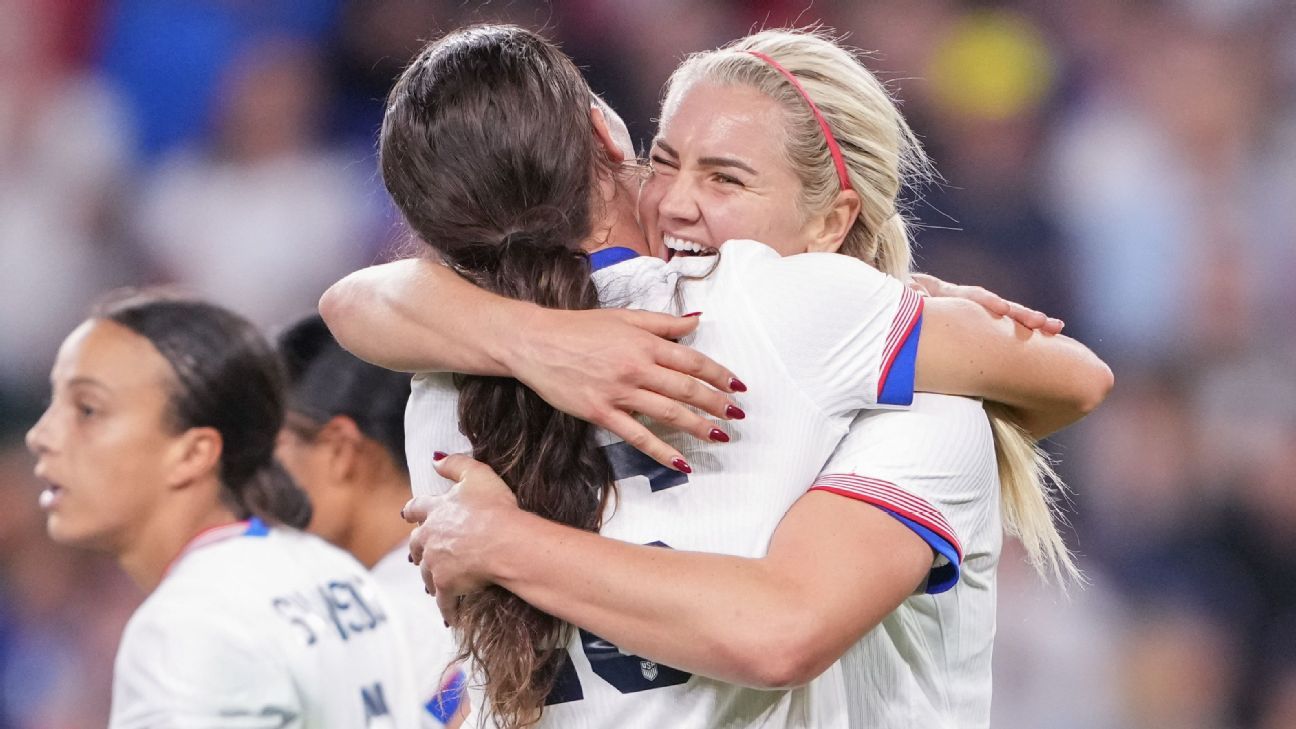 USWNT player ratings: Hayes' super-subs Horan, Sears inspire win