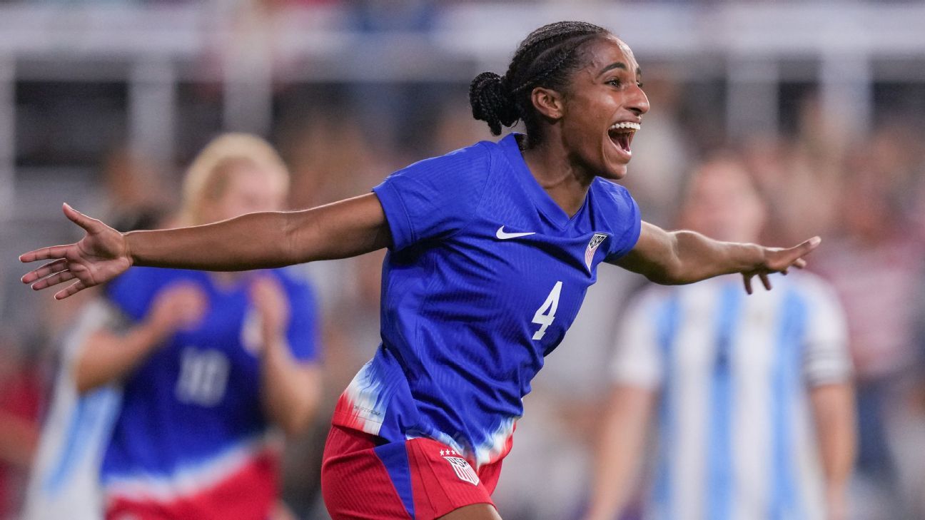 Girma: 'Such a joy' to score first USWNT goals