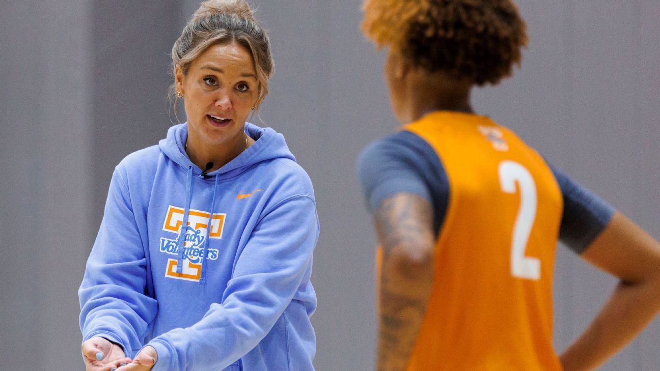 Tennessee basketball coach Kim Caldwell gives birth to son - ESPN, image size:1296x729