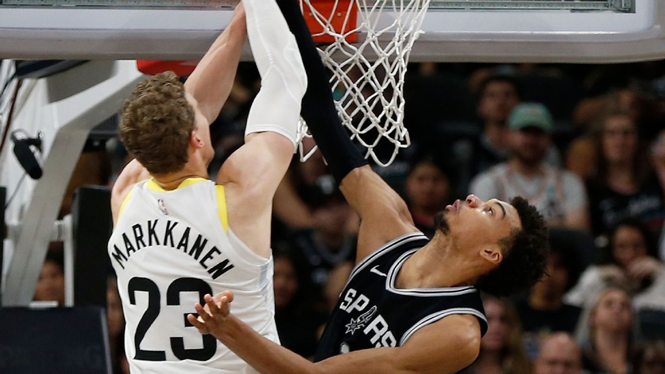 Wemby in rare air with 6 3’s, 7 blocks; Spurs fall