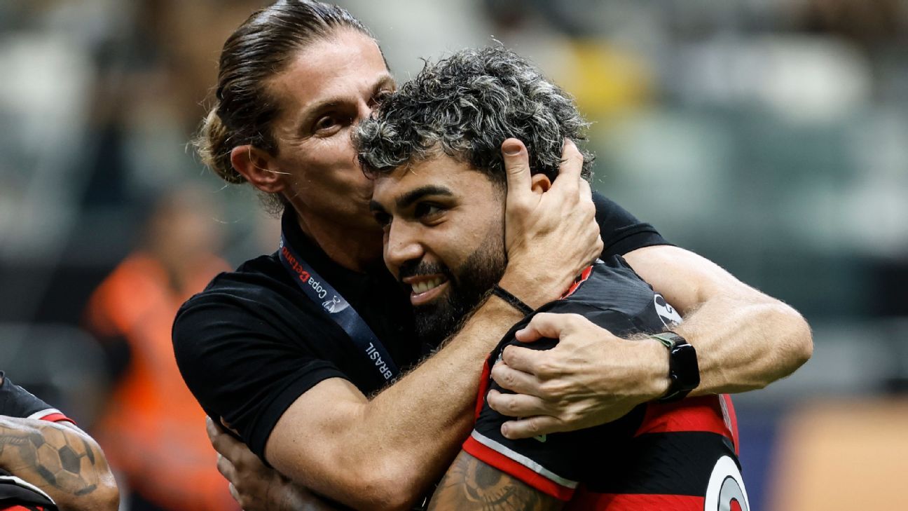 Filipe Luis elogia desempenho de Gabigol pelo Flamengo: Insubstituível na história