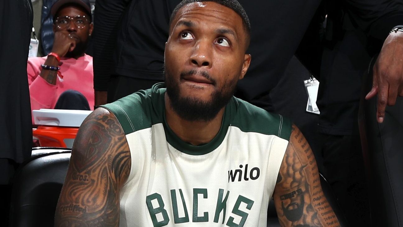 Bucks’ Lillard (concussion) to miss Raptors game