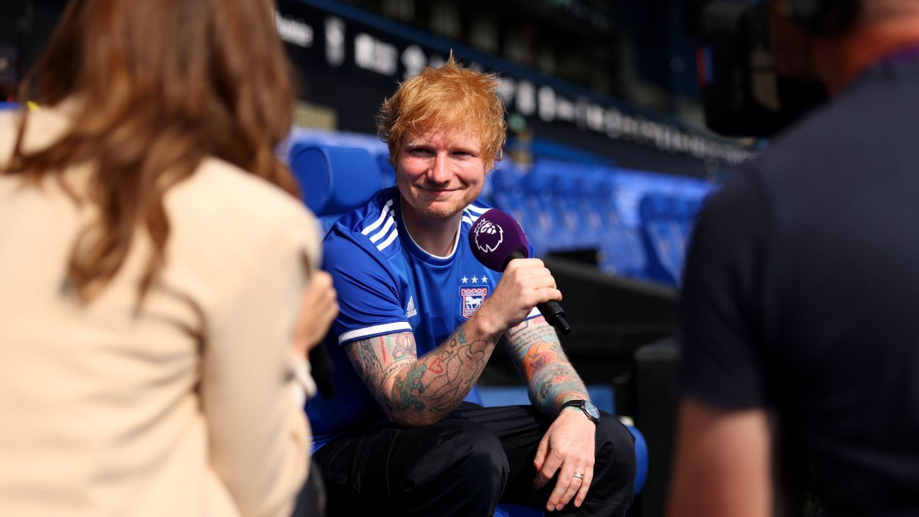 Sheeran aids Ipswich transfer pre-Taylor Swift gig