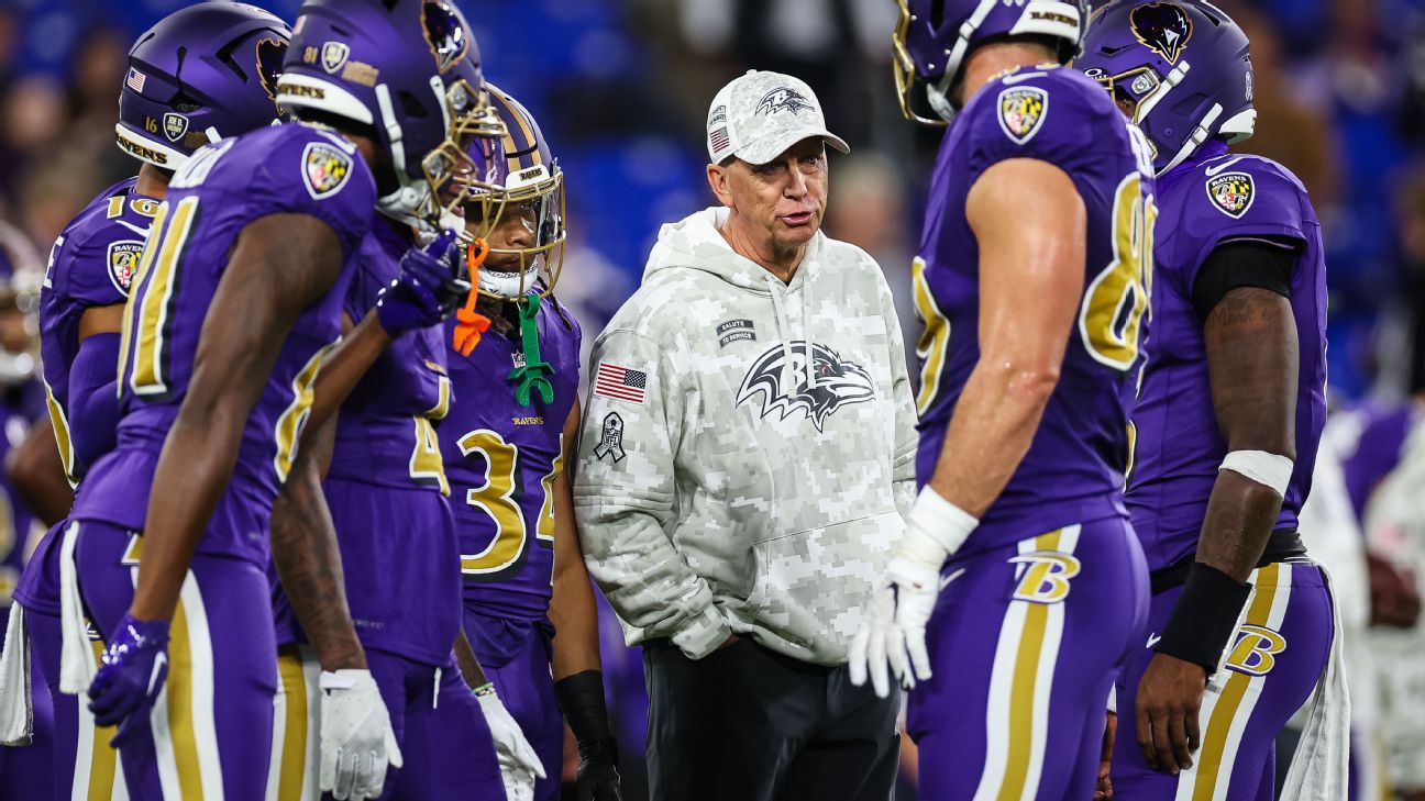 Ravens’ Monken: HC interview timing unfortunate