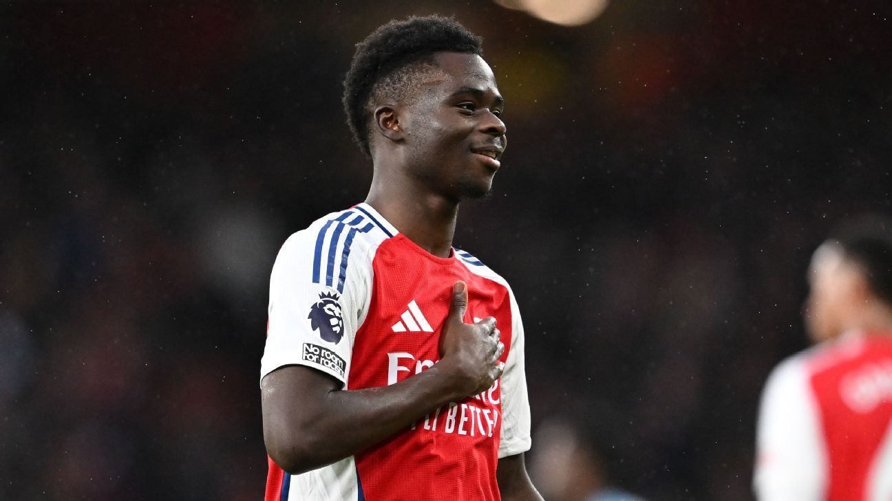 Arteta backs Saka amid Kane drop-outs comment