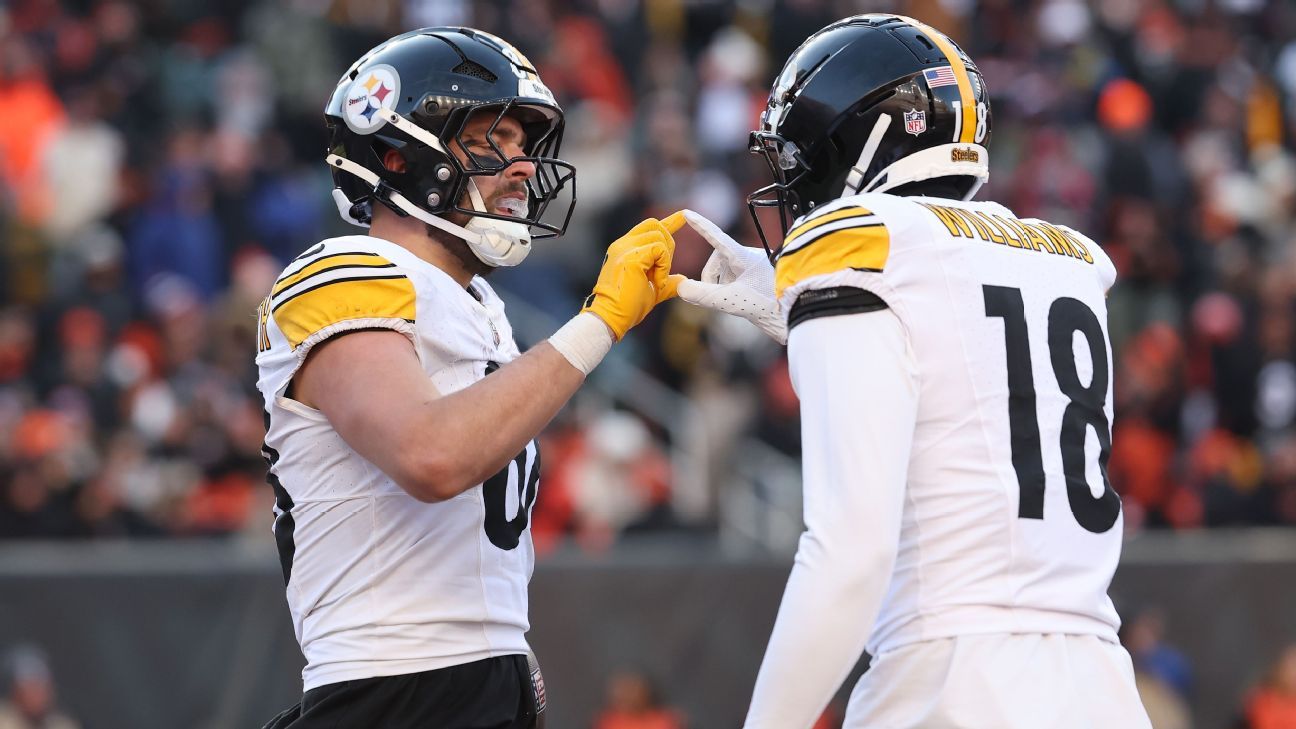 Pat Freiermuth's celebration joke headlines Week 14 post-win quotes - ESPN