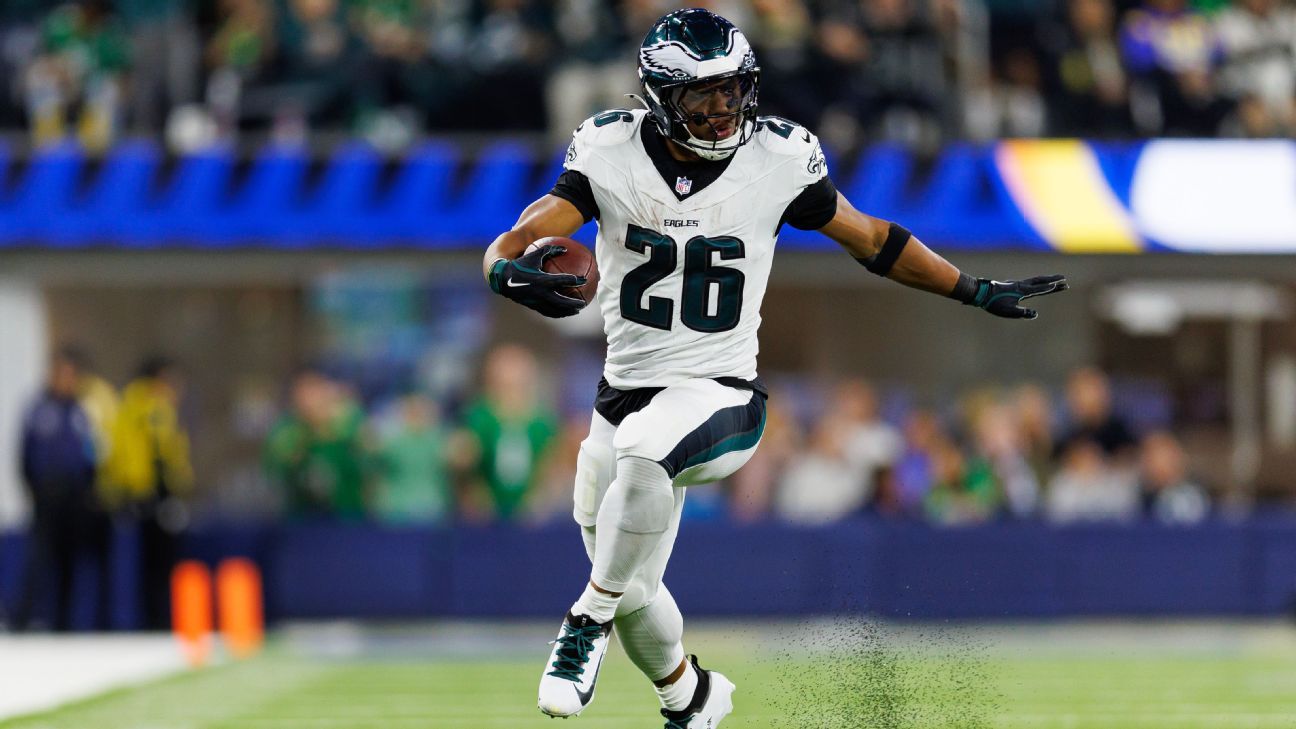 Tracking Saquon Barkley's pace for NFL rushing yards record ESPN