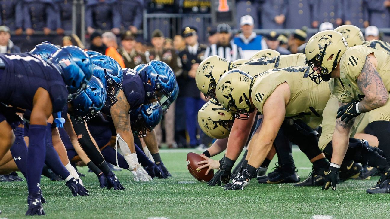 A different game in 2024? Army-Navy offenses could buck historical 'under' trend