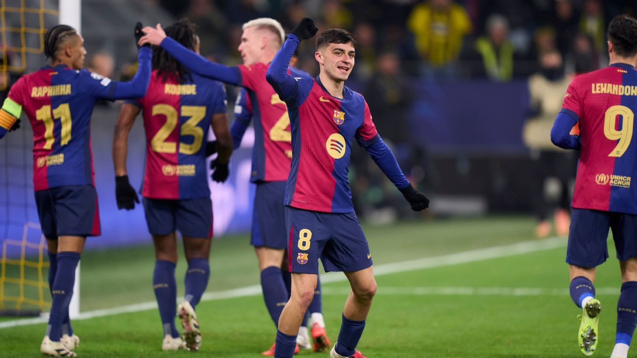 Barcelone a gagné 3-2 à l'agonie contre le Borussia Dortmund et a ...