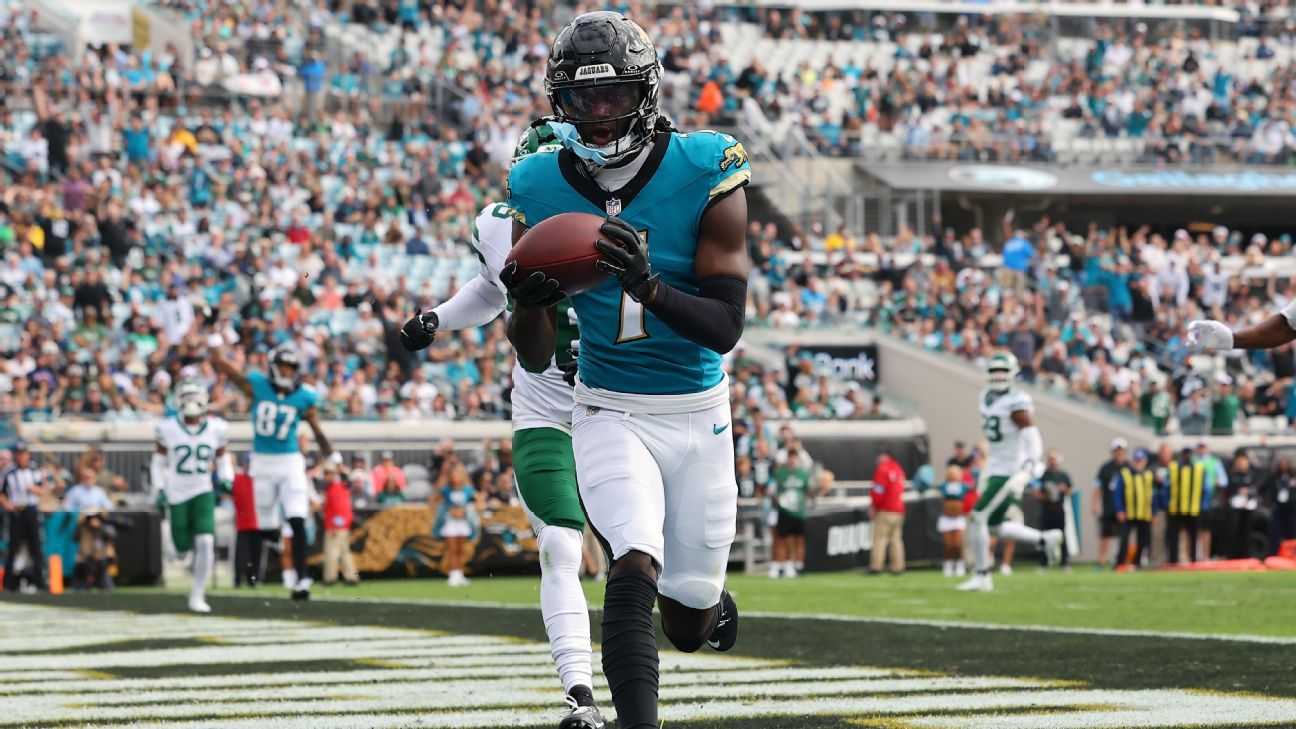 WR Brian Thomas Jr. breaks Jaguars' rookie touchdown record vs. Jets
