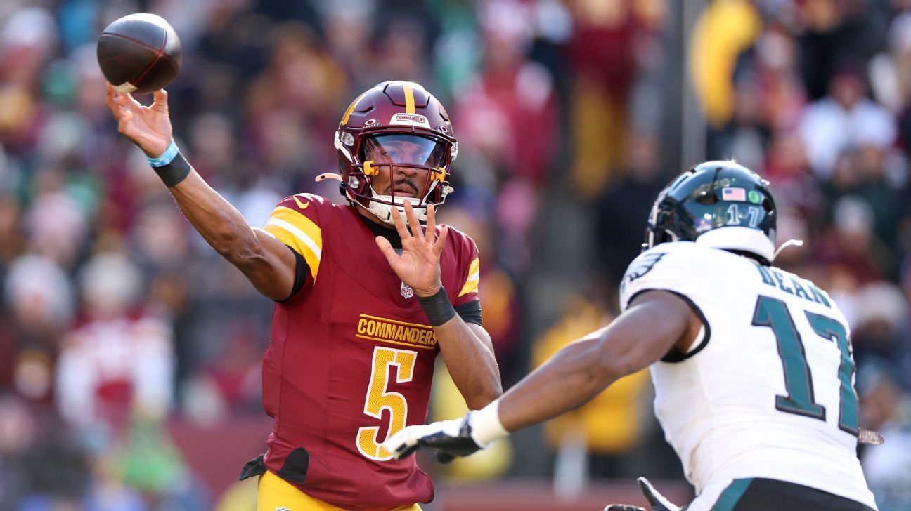Commanders hoping Deebo, Tunsil, draft picks will keep Jayden Daniels ascending