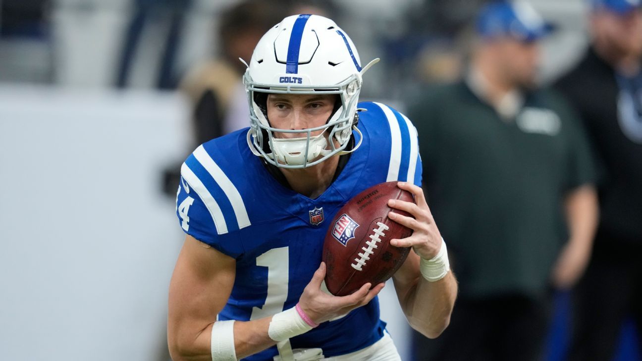 Alec Pierce strikes first against Jaguars with 40-yard TD catch - ESPN