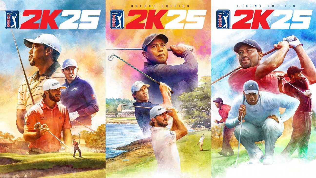 PGA Tour 2K25 announces release date and reveals Tiger Woods as cover athlete