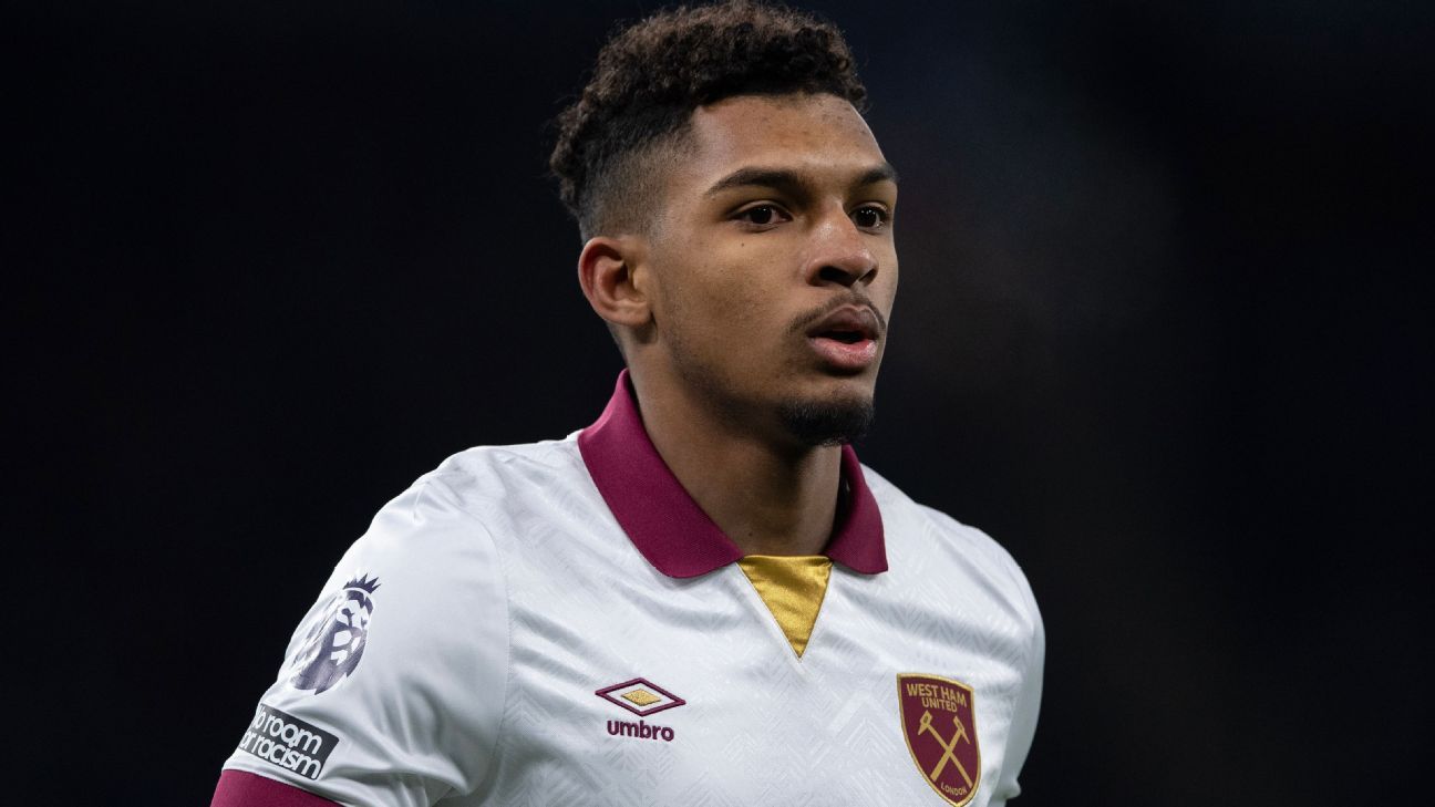 Clube português intensifica negociações para contratar Luís Guilherme, ex-Palmeiras, do West Ham