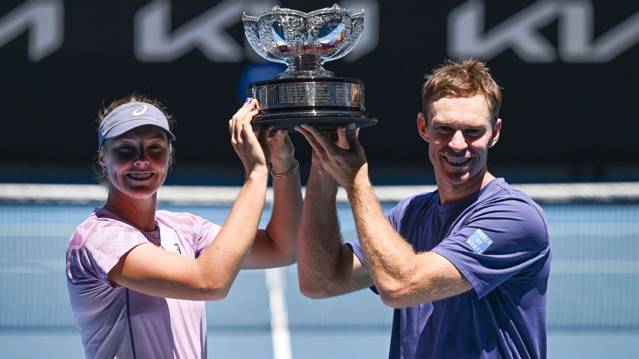 Gadecki, Peers win all-Aussie mixed doubles final