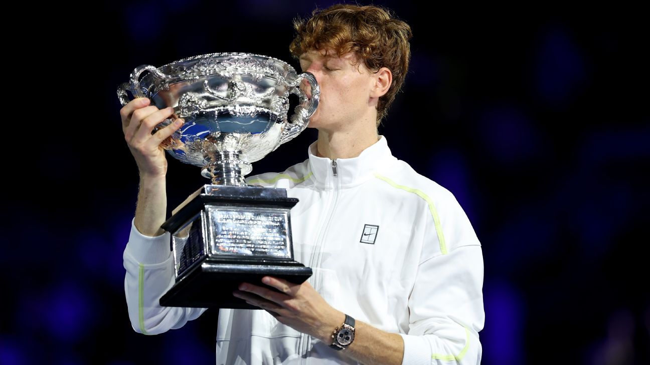 Sinner é bicampeão do Australian Open após derrotar Zverev na final e repete feito de Djokovic
 #ÚltimasNotícias #Brasil