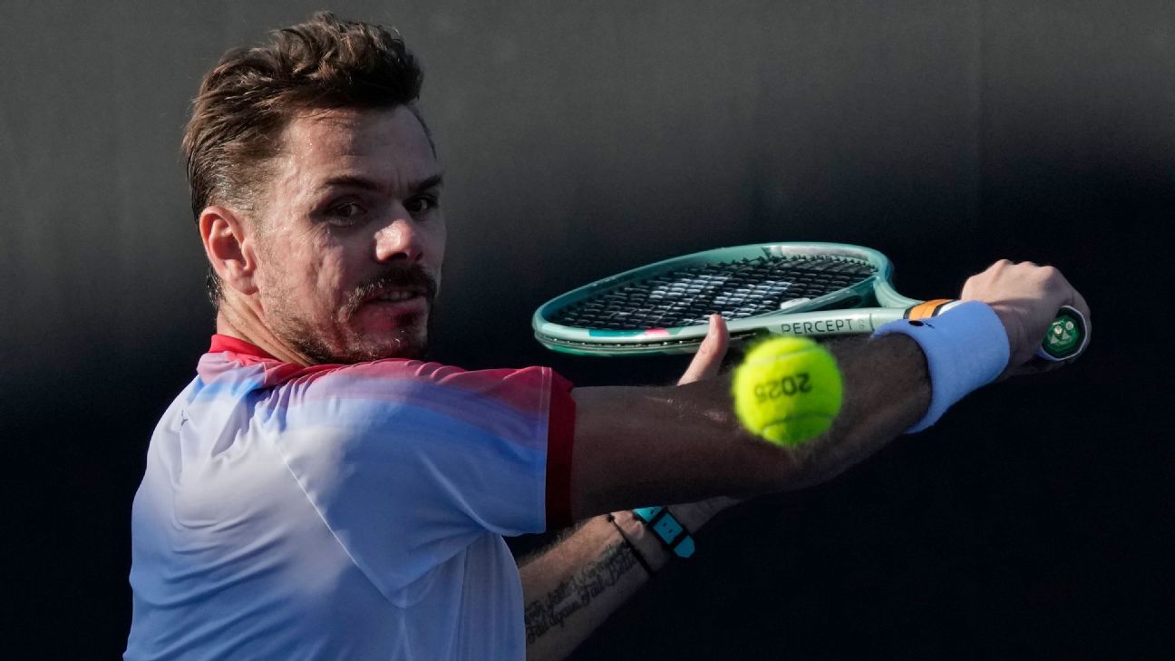 Después de casi 20 años, Stan Wawrinka vuelve al torneo de Auckland - ESPN