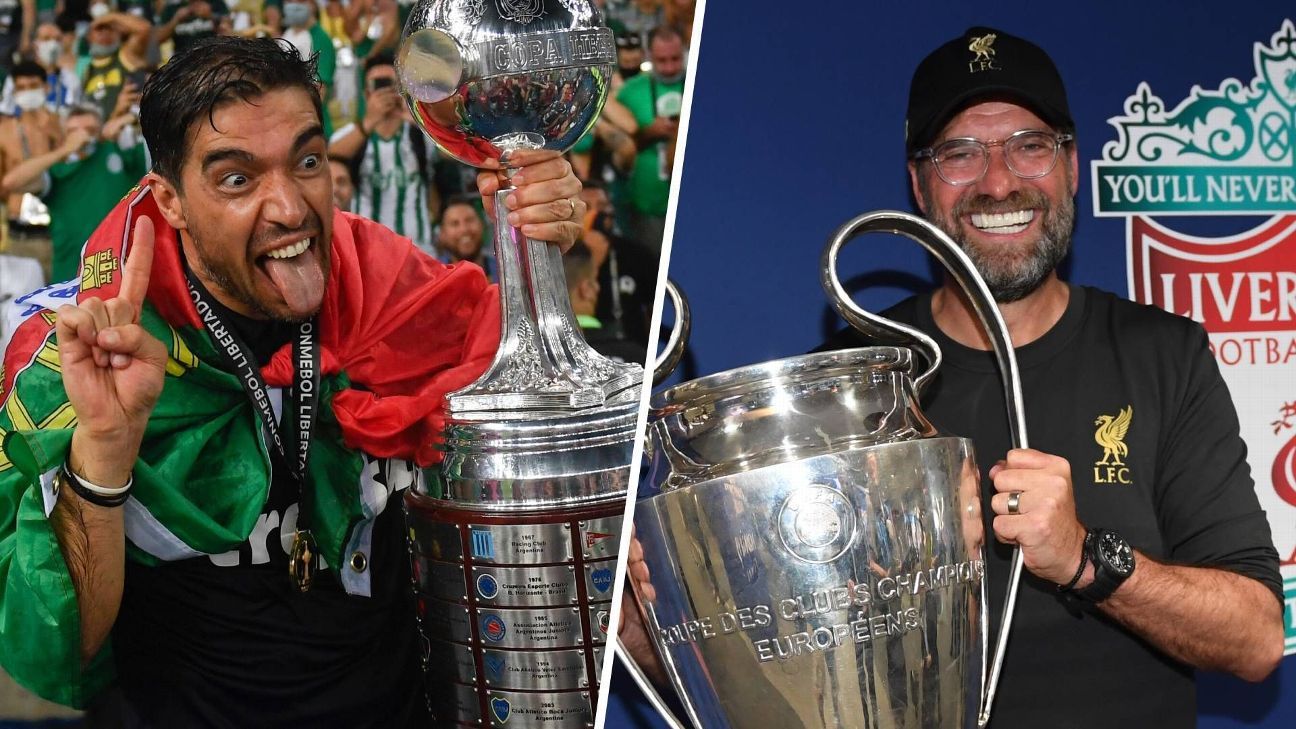 Abel supera Klopp em títulos por Palmeiras e Liverpool: uma comparação.