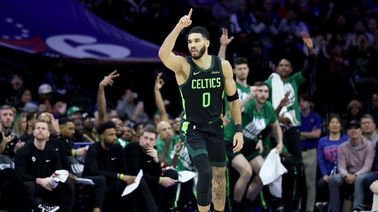 Que recuperação! Celtics dominam no último período e viram sobre os 76ers fora de casa