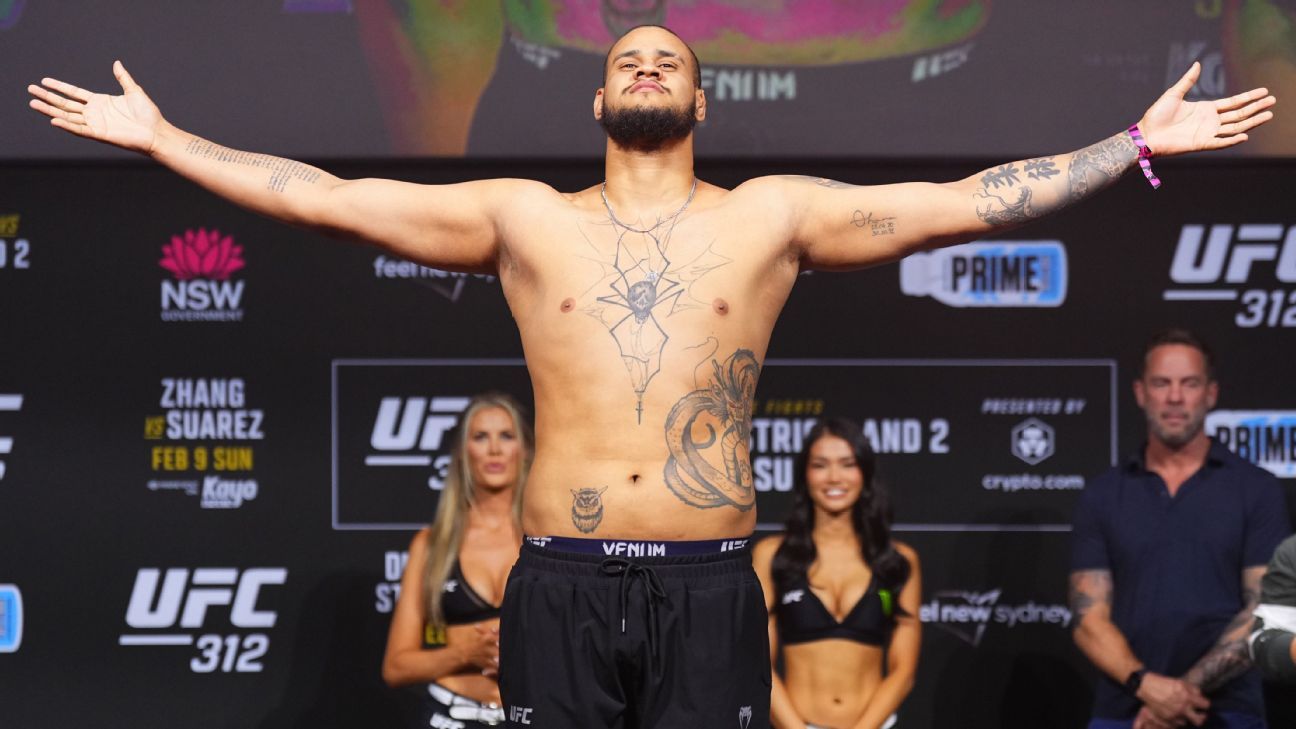 Antes da estreia no UFC, gigante brasileiro revela cuidado com saúde mental: 'Trabalho com psicólogo'