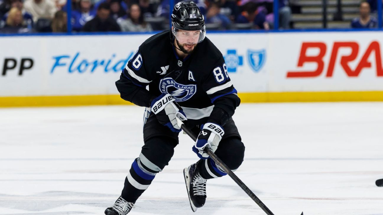 Lightning’s Kucherov again wins Lindsay Award