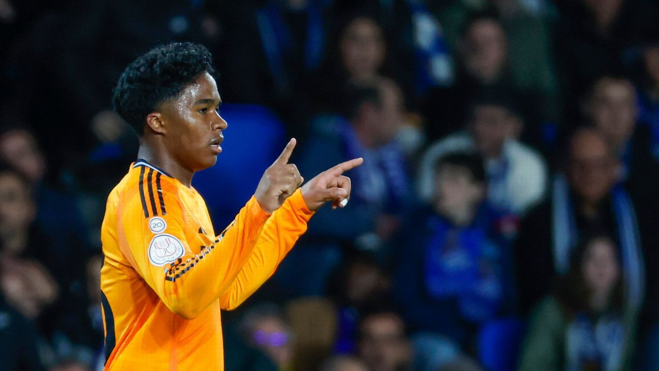 Endrick rende mais um bônus 'gordo' ao Palmeiras por gol pelo Real Madrid na Copa do Rei