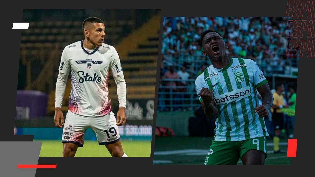 Fortaleza vs Nacional: alineaciones confirmadas, fecha 7 Liga BetPlay
