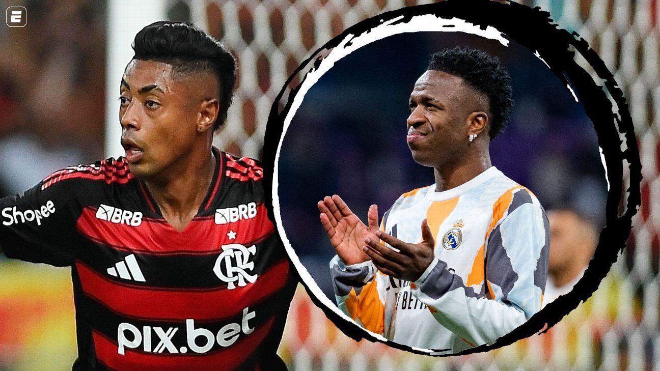 Vinicius Jr. elogia Bruno Henrique após clássico: Sempre decisivo