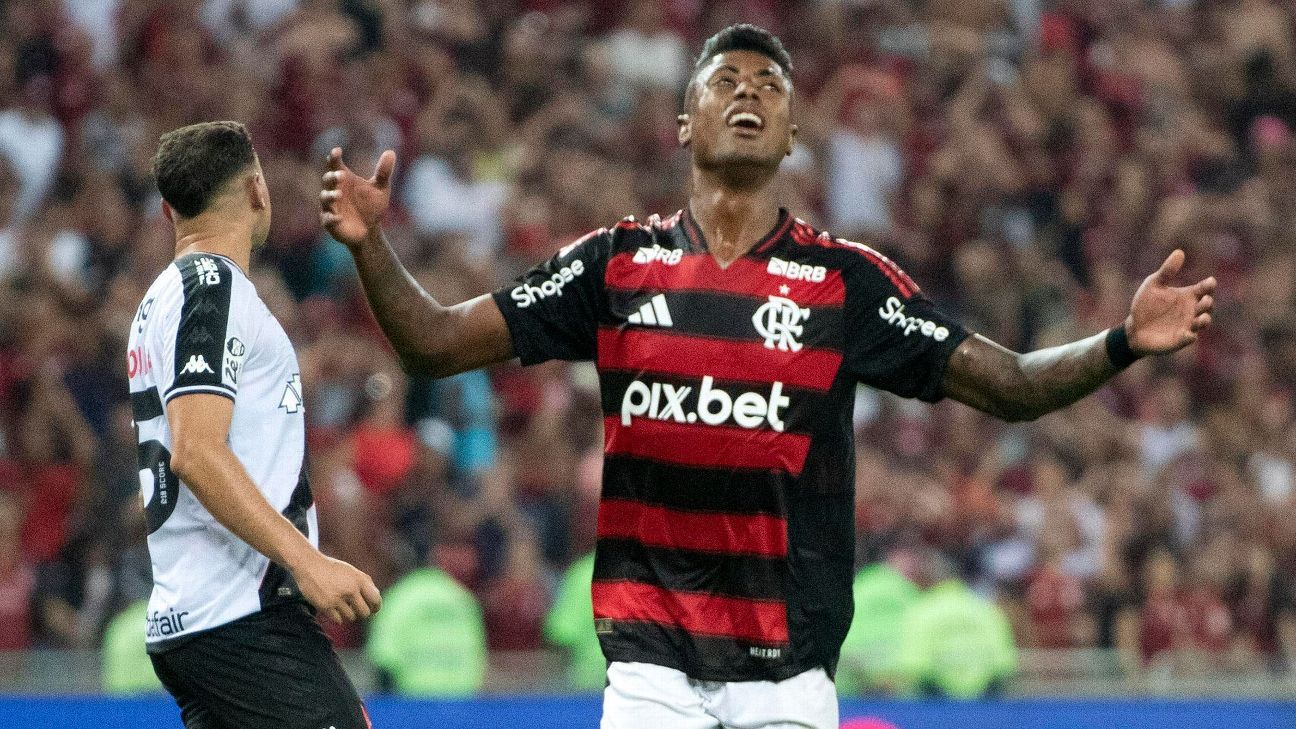 Bruno Henrique desfalca Flamengo em primeiro jogo da final contra o Fluminense e problema pode ser ainda maior