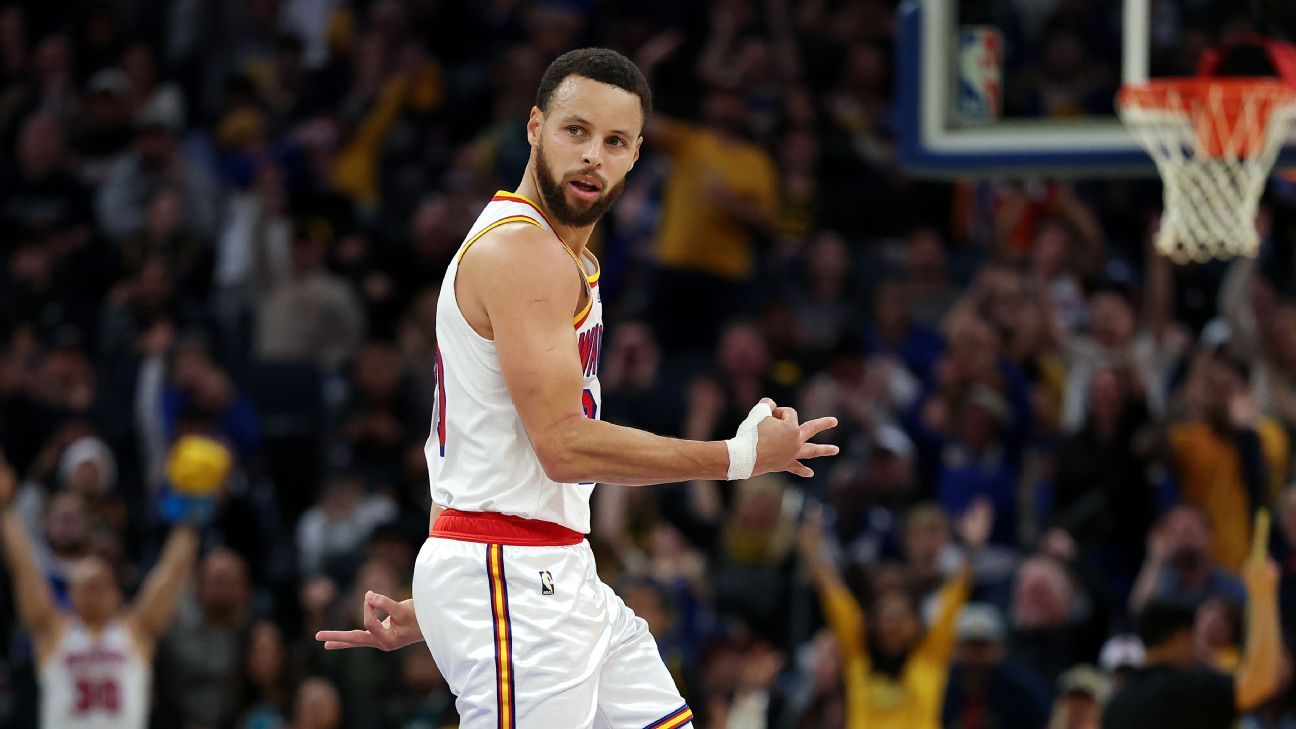 Por que o 4.000 3 de Stephen Curry é simplesmente um trampolim