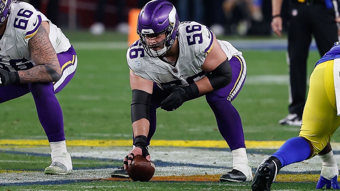 Sources: Vikes to cut center Bradbury if no trade